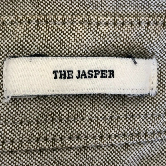 Frank & Oak Shirt Mens XLarge The Jasper Gray Button Up Long Sleeve Pockets - Picture 6 of 11